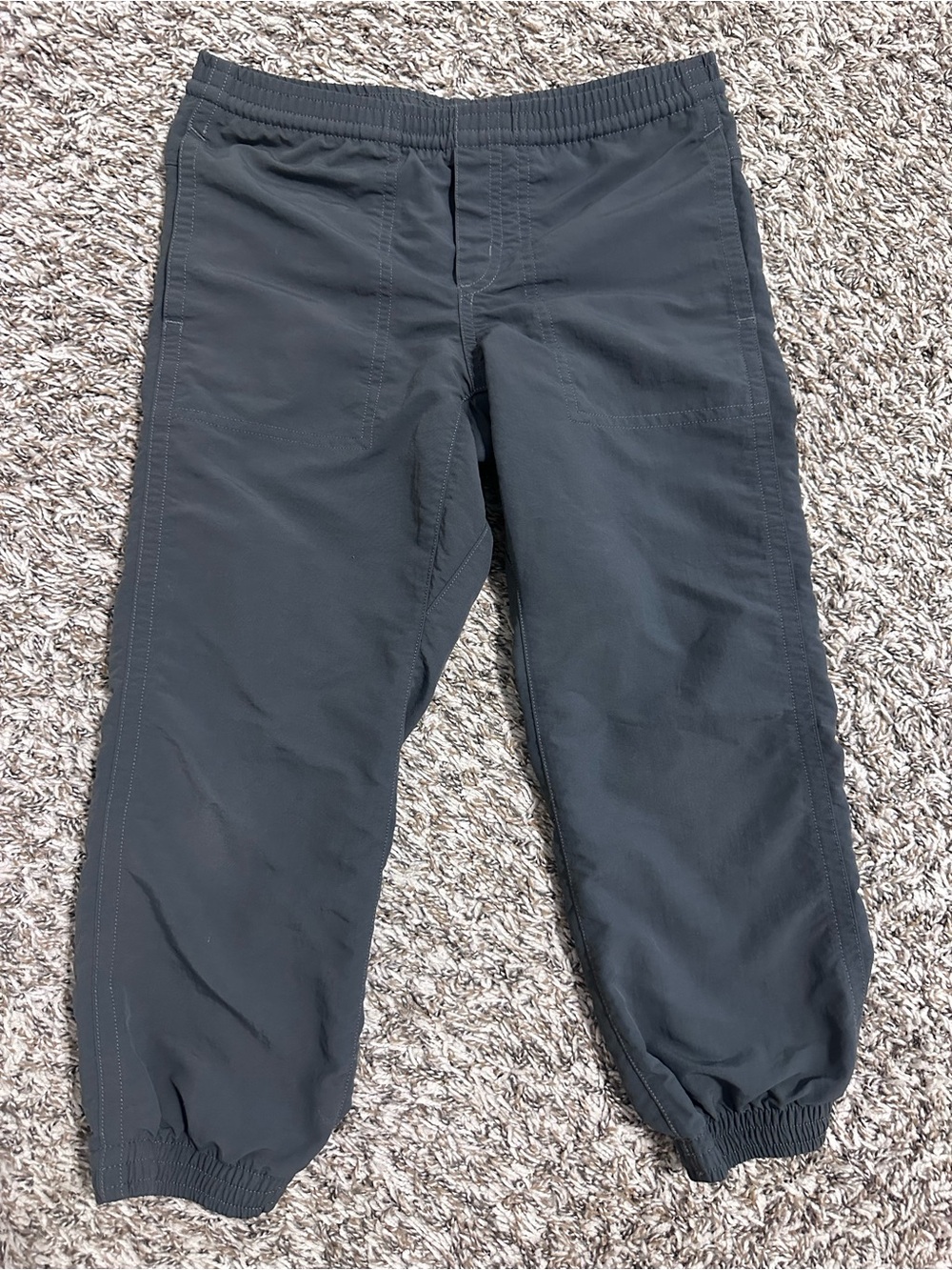 Patagonia Kids Charcoal Elastic-Waist Joggers